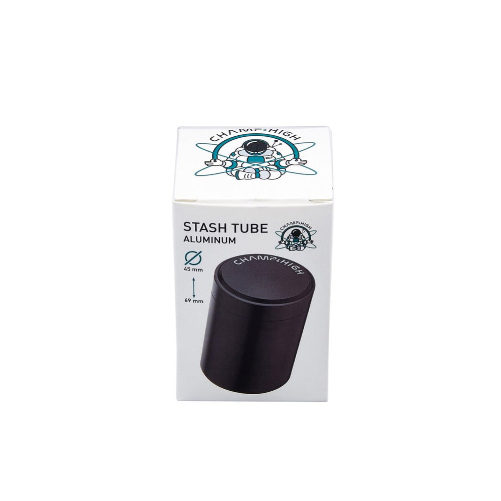 Champ High - Alu Stash Tube - Black - 45x69mm - 1 Stück