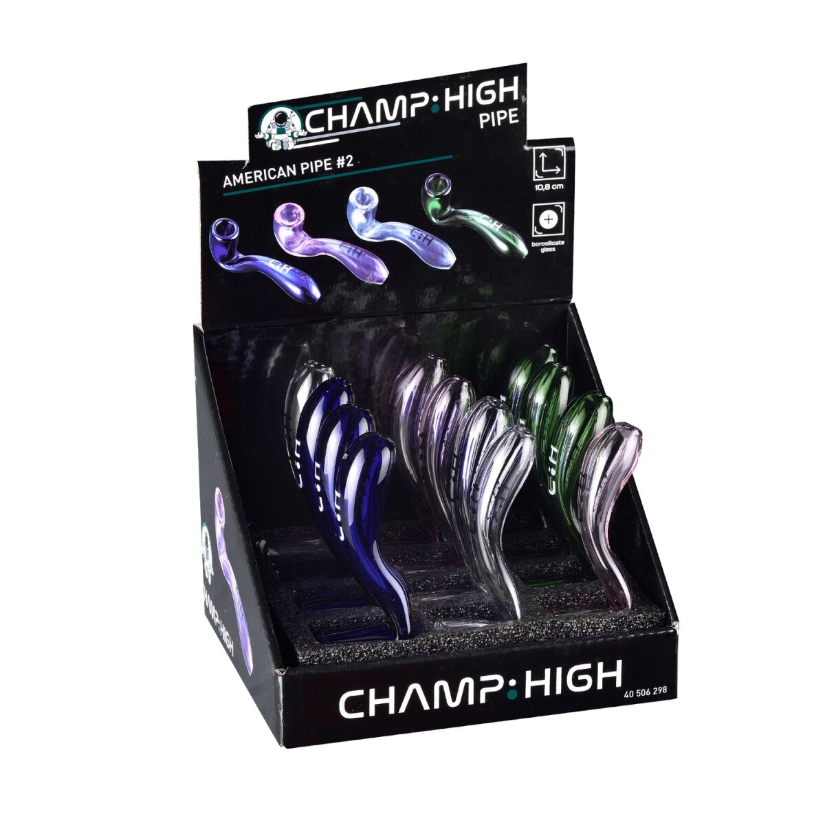 Champ High - American Pipe - 108mm - Display - 12 Stück