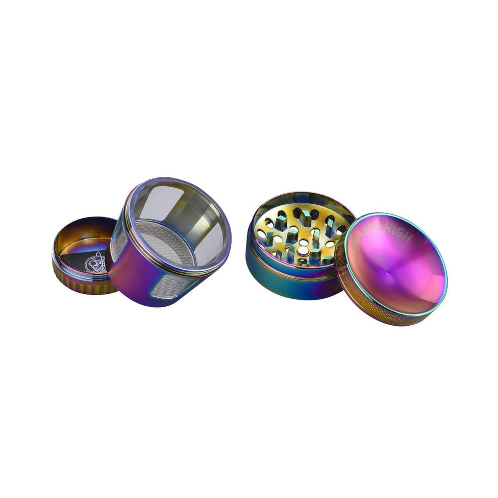 Champ High - Grinder Curved Window - 50mm - 4 Layers - Display - 12 Stück
