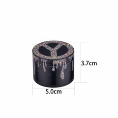 Champ High - Grinder Dripping Peace&Love Paint - 50mm - 4 Layers - Display - 9 Stück