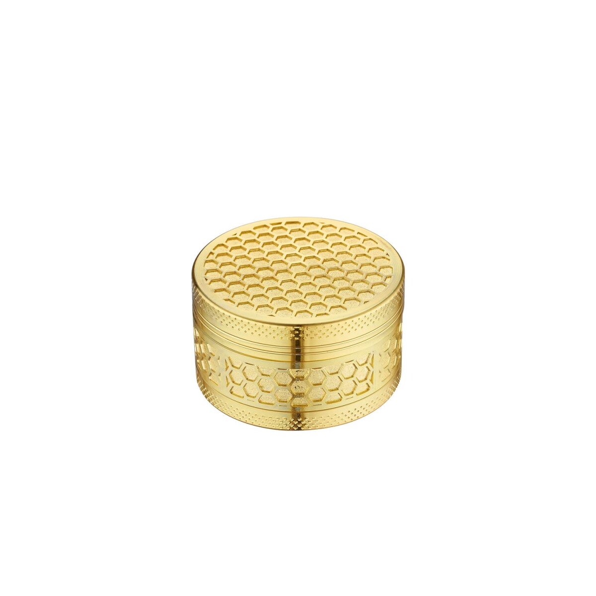 Champ High - Grinder Golden Honeycomb - 50mm - 3 Layers - Display - 12 Stück