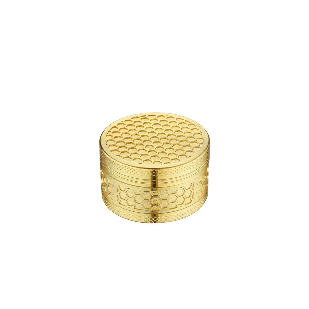 Champ High - Grinder Golden Honeycomb - 50mm - 3 Layers - Display - 12 Stück