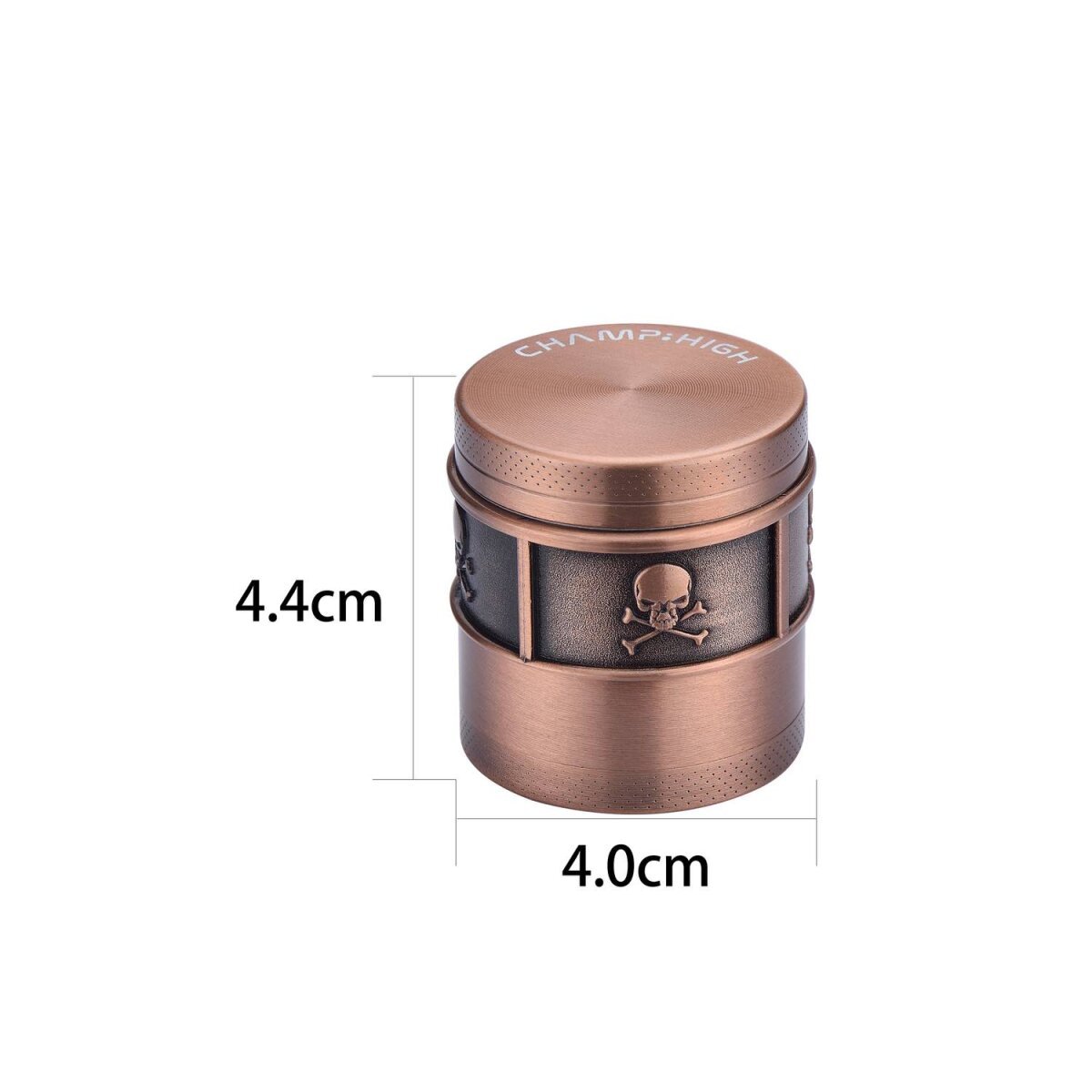 Champ High - Grinder Skull - 40mm - 4 Layers - Display - 12 Stück