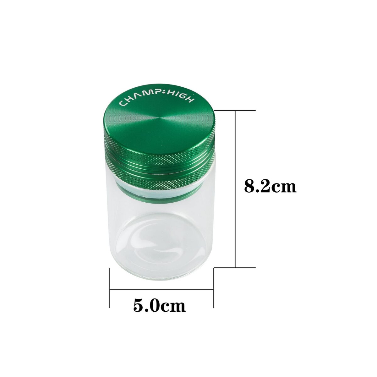 Champ High - Grinder & Storage - 50mm - 2 Layers - Display - 6 Stück
