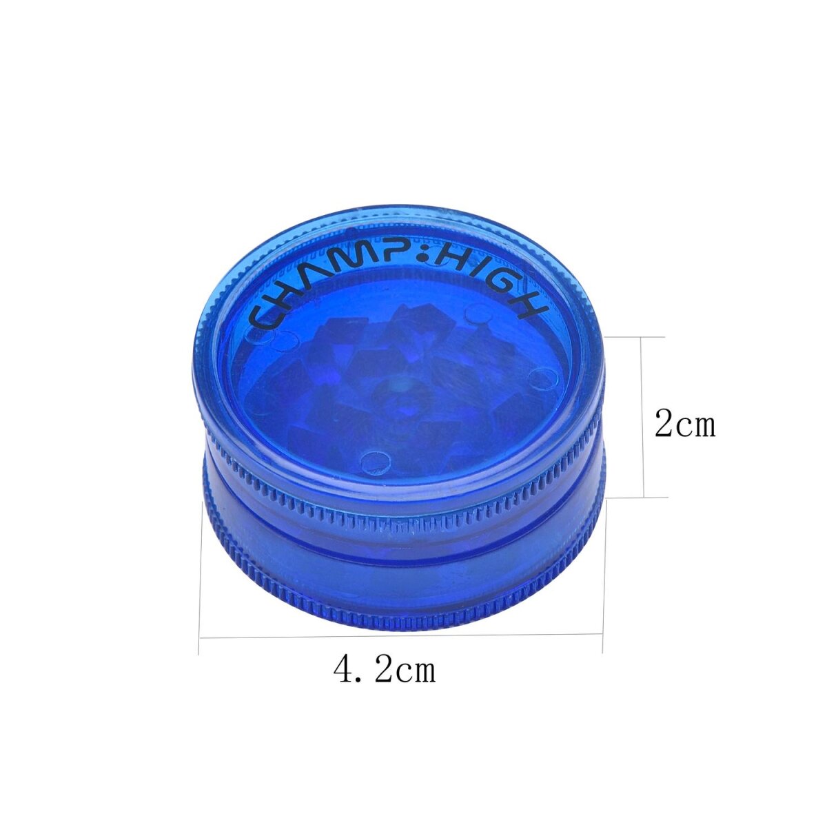 Champ High - Plastic Grinder - 42mm - 3 Layers - Display - 24 Stück