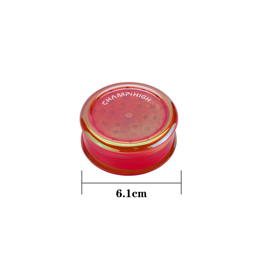 Champ High - Plastic Grinder Rainbow - 61mm - 3 Layers - Display - 12 Stück