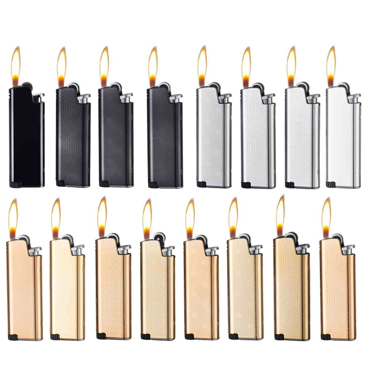 Champ - Metallic Case Feuerzeug Classic - Display - 30 Stück