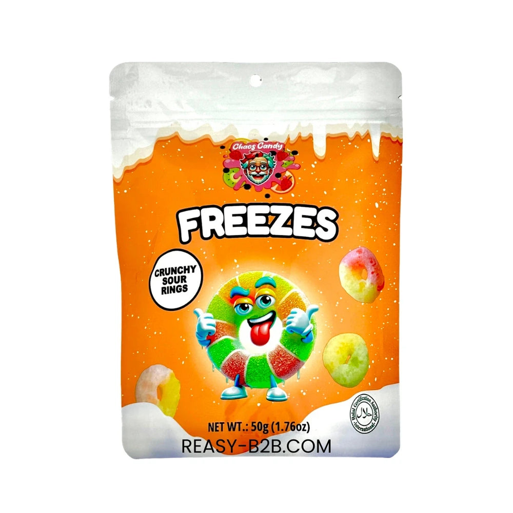 Chaos Candy - FREEZES Crunchy Sour Rings 50g
