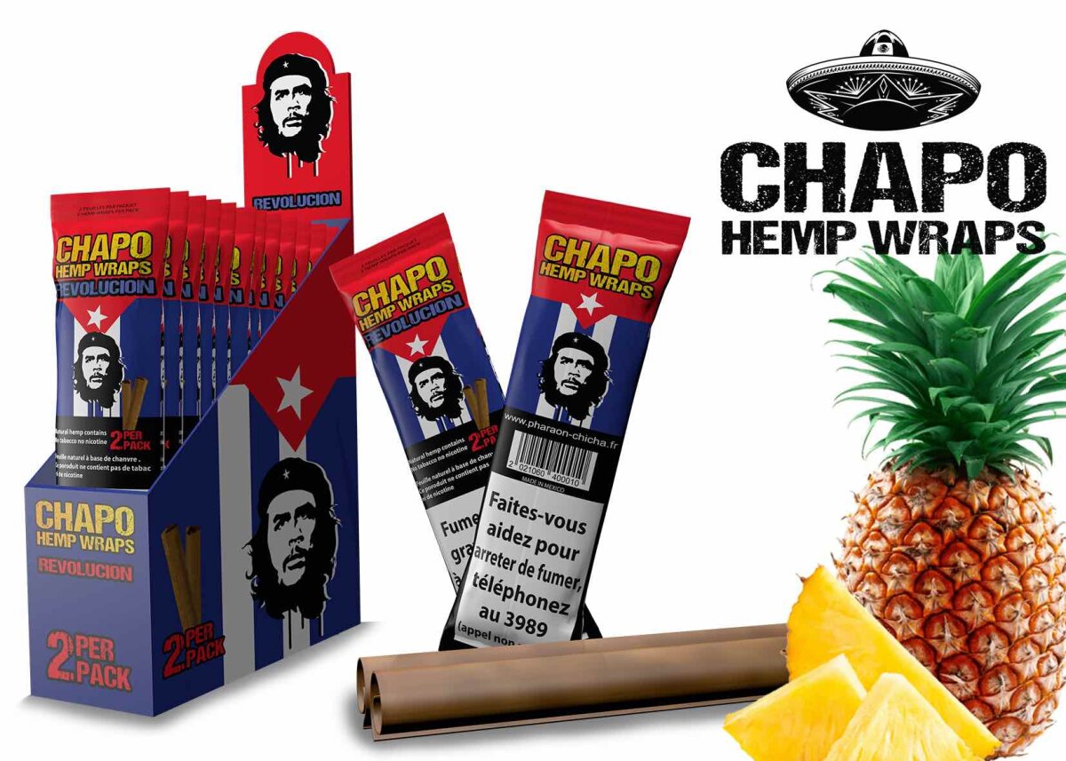 Chapo - Hemp Wraps - Revolucion - Box - 2 Stück