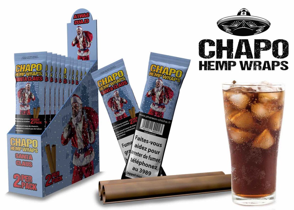 Chapo - Hemp Wraps - Santa Clauss - Box - 2 Stück