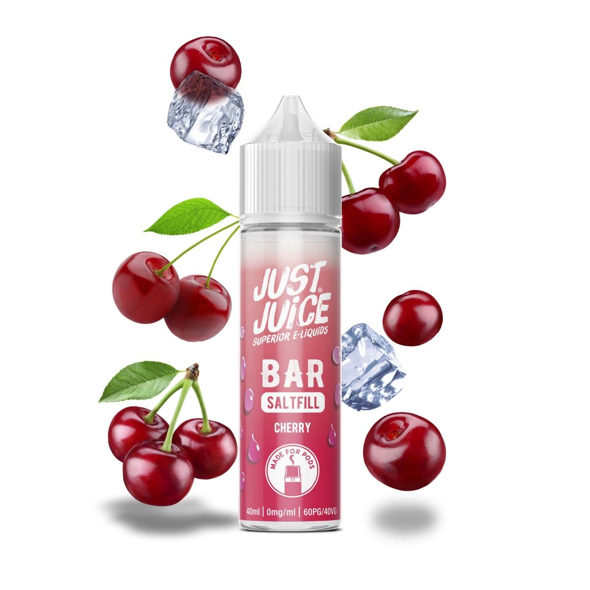 Just Juice BAR RANGE - Cherry - 40ml - Shortfill