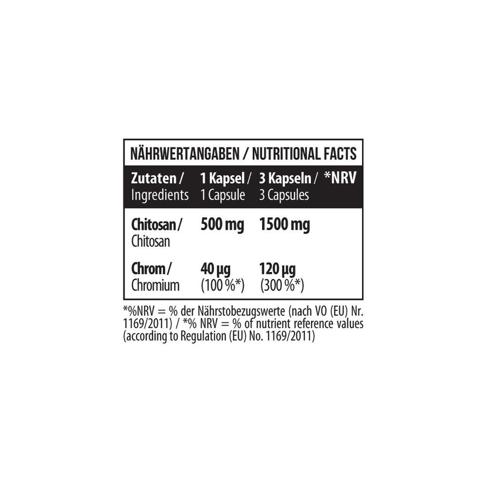 Chitosan mit Chrom 120 Kapseln