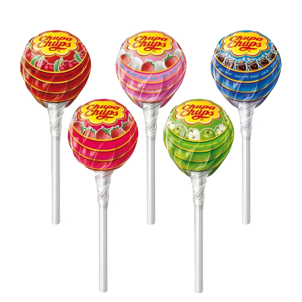 Chupa Chups Lollipop 5 Geschmäcker 12g