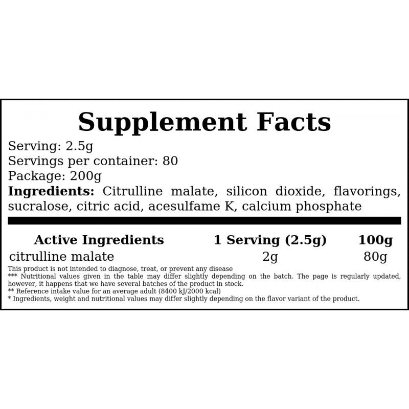 Citrulline - 200g - Orange