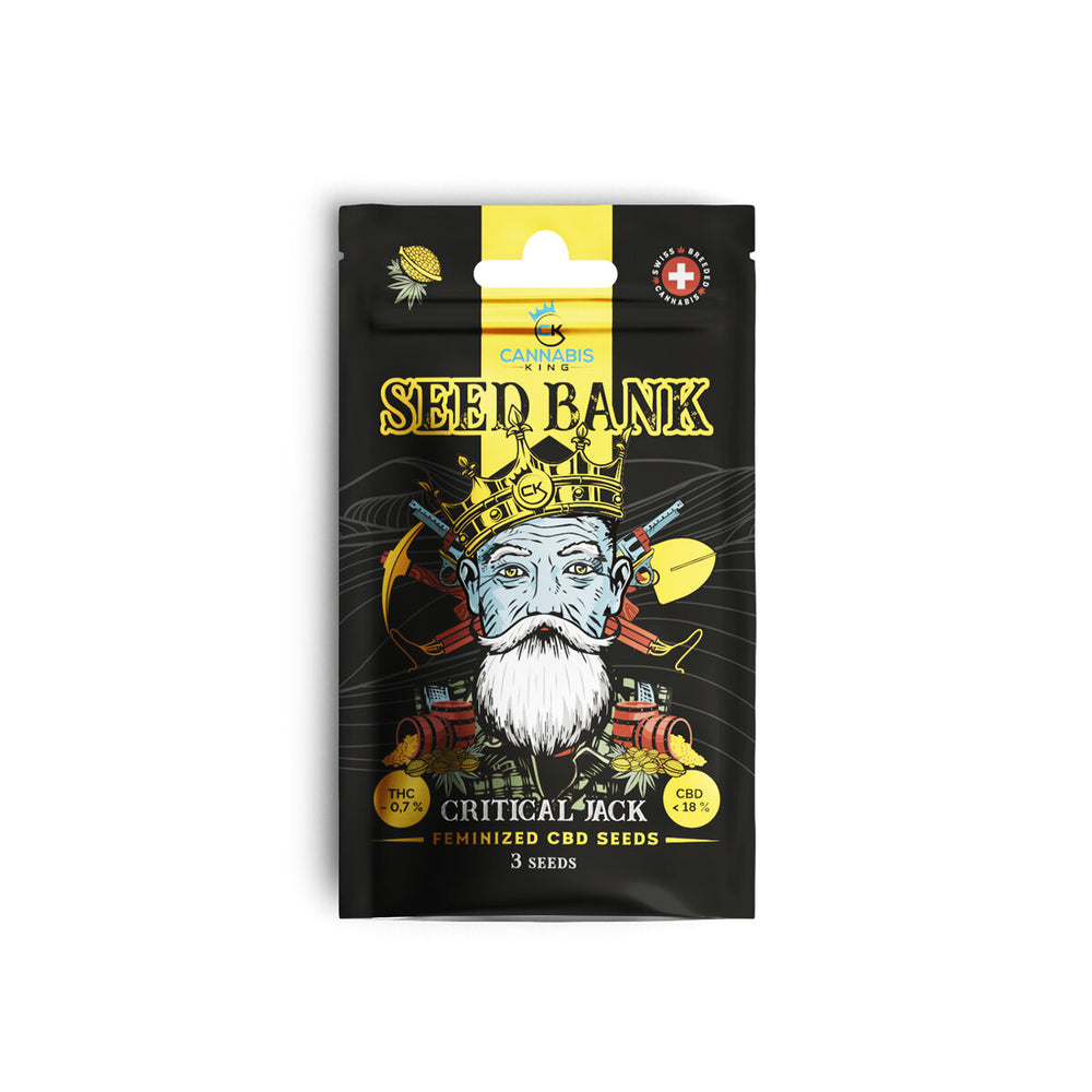 CK Seed Bank - Critical Jack - feminisierte CBD Samen - 3 Stück