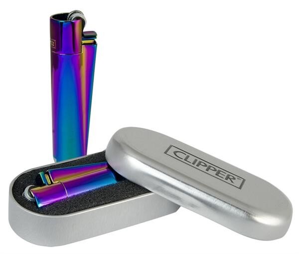 Clipper - Metal - ICY - Rainbow - Display - 12 Stück