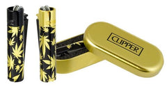 Clipper - Metal - Leaves Gold - Display - 12 Stück
