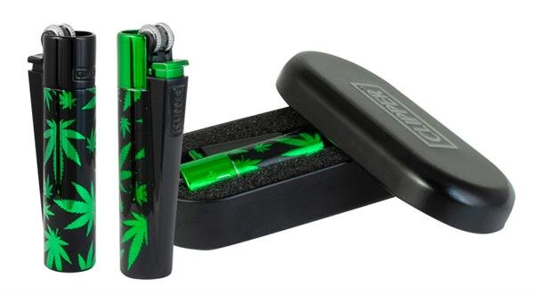 Clipper - Metal - Leaves Green - Display - 12 Stück