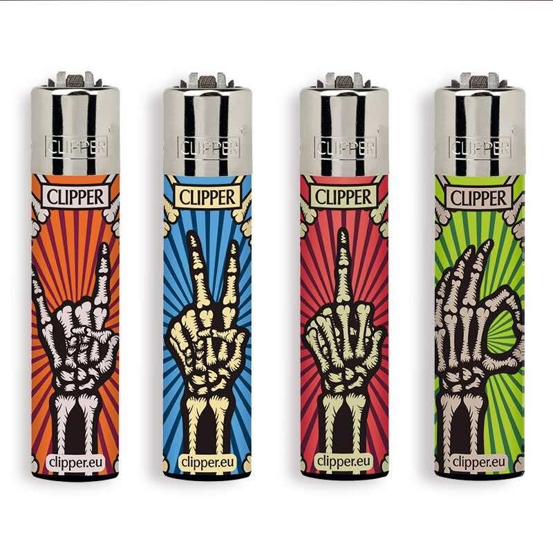 Clipper - Skeleton Fingers - Display - 48 Stück