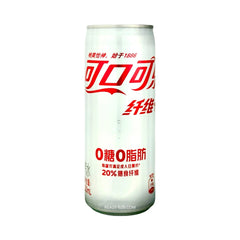 Coca Cola Fiber Plus White 330ml (China)