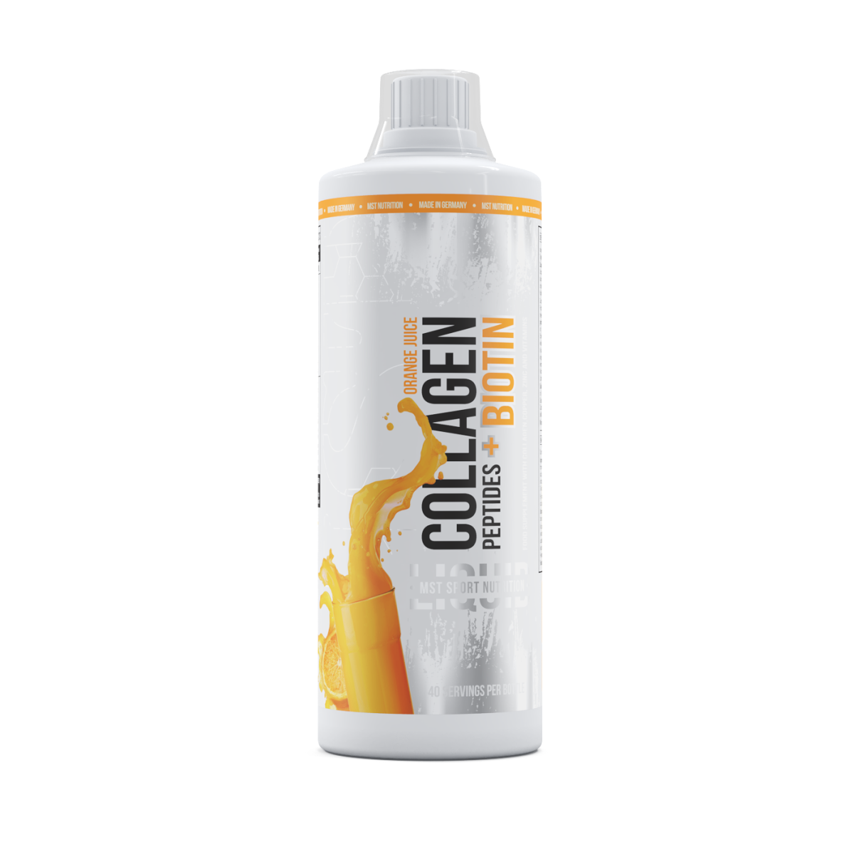 Collagen Peptides + Biotin 1000 ml Orange Juice