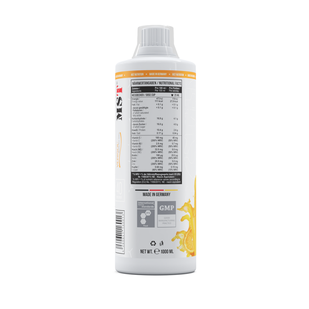 Collagen Peptides + Biotin 1000 ml Orange Juice