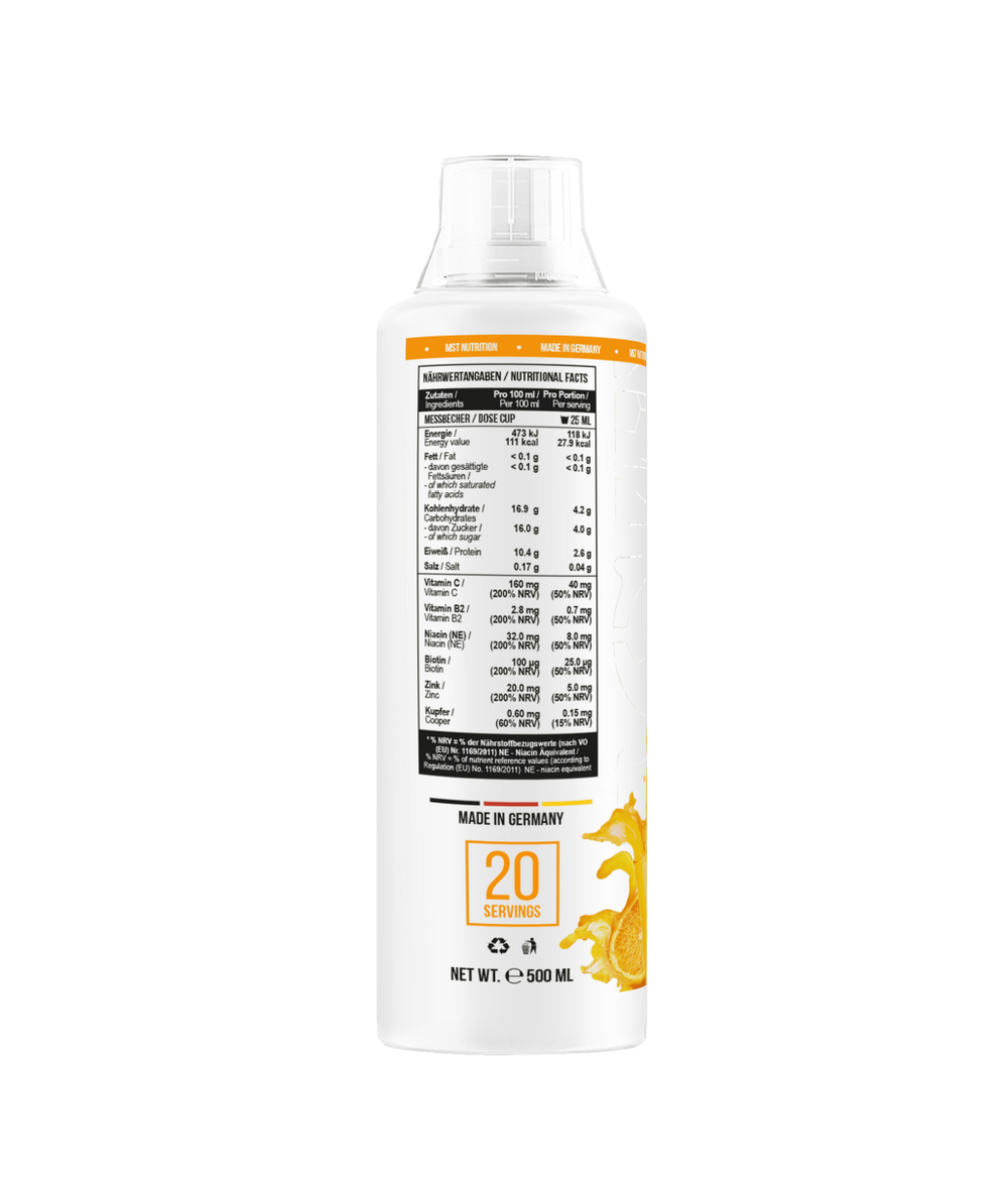 Collagen Peptides + Biotin  500 ml Orange Juice