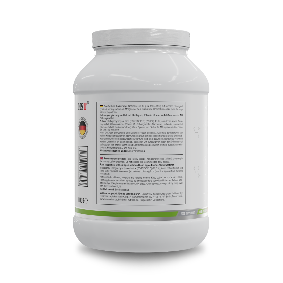 Collagen Peptides Fortigel® 1000 g Green Apple