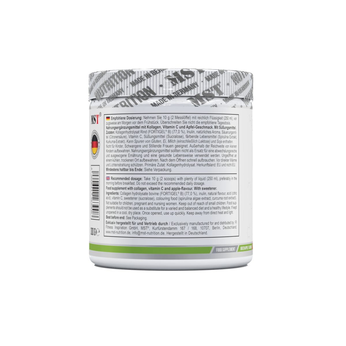 Collagen Peptides Fortigel® 300 g Green apple