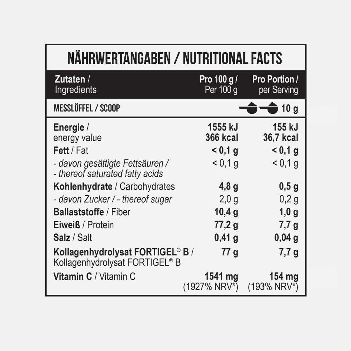 Collagen Peptides Fortigel® 300 g Orange
