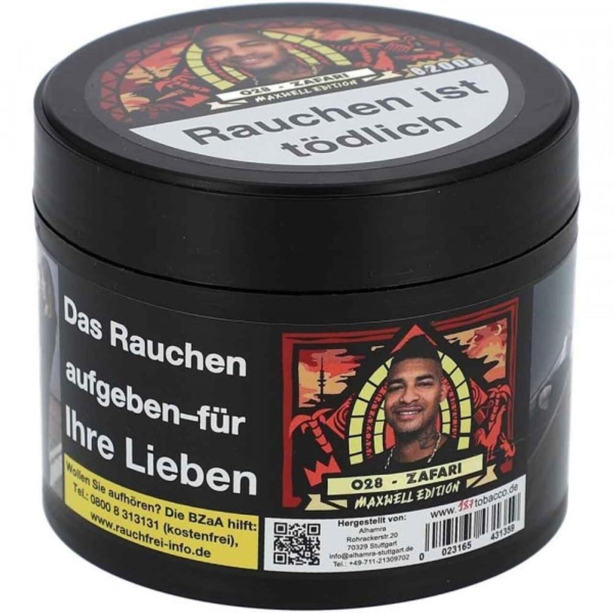 187 Strassenbande Shisha Tabak - #028 Zafari 200g