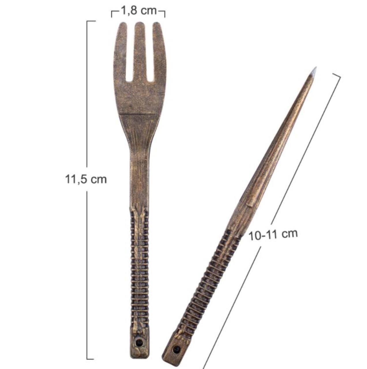 Tabakgabel + Folienstecher Groove