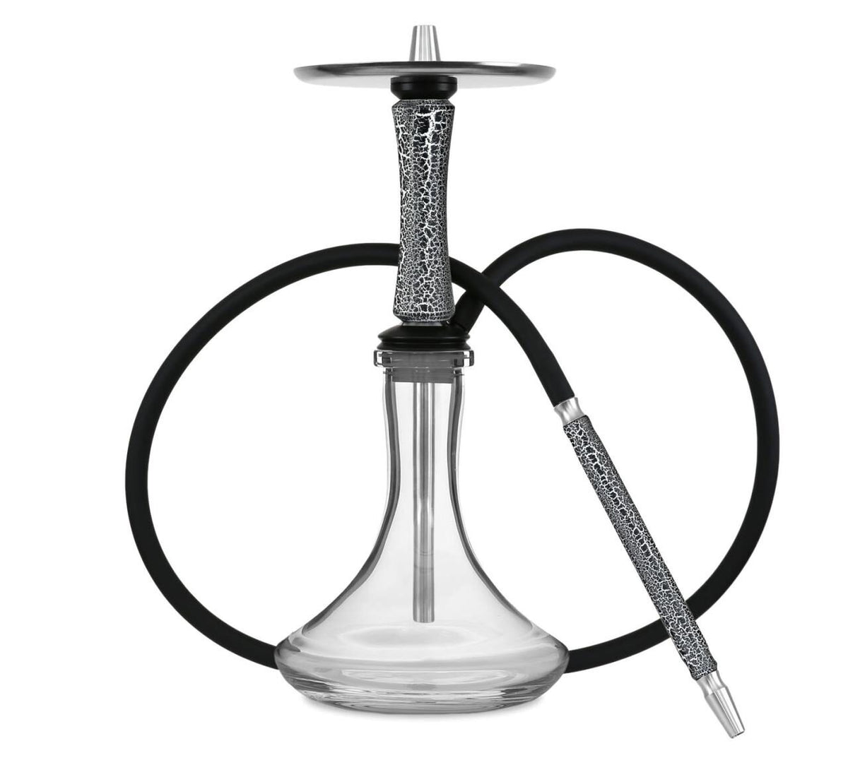 HAWK Hookah Dark Zebra - Clear