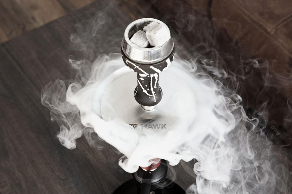 HAWK Hookah Dark Zebra - Clear