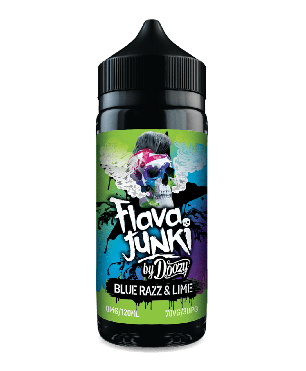 Flava Junki - Blue Razz & Lime - 100ml - Shortfill