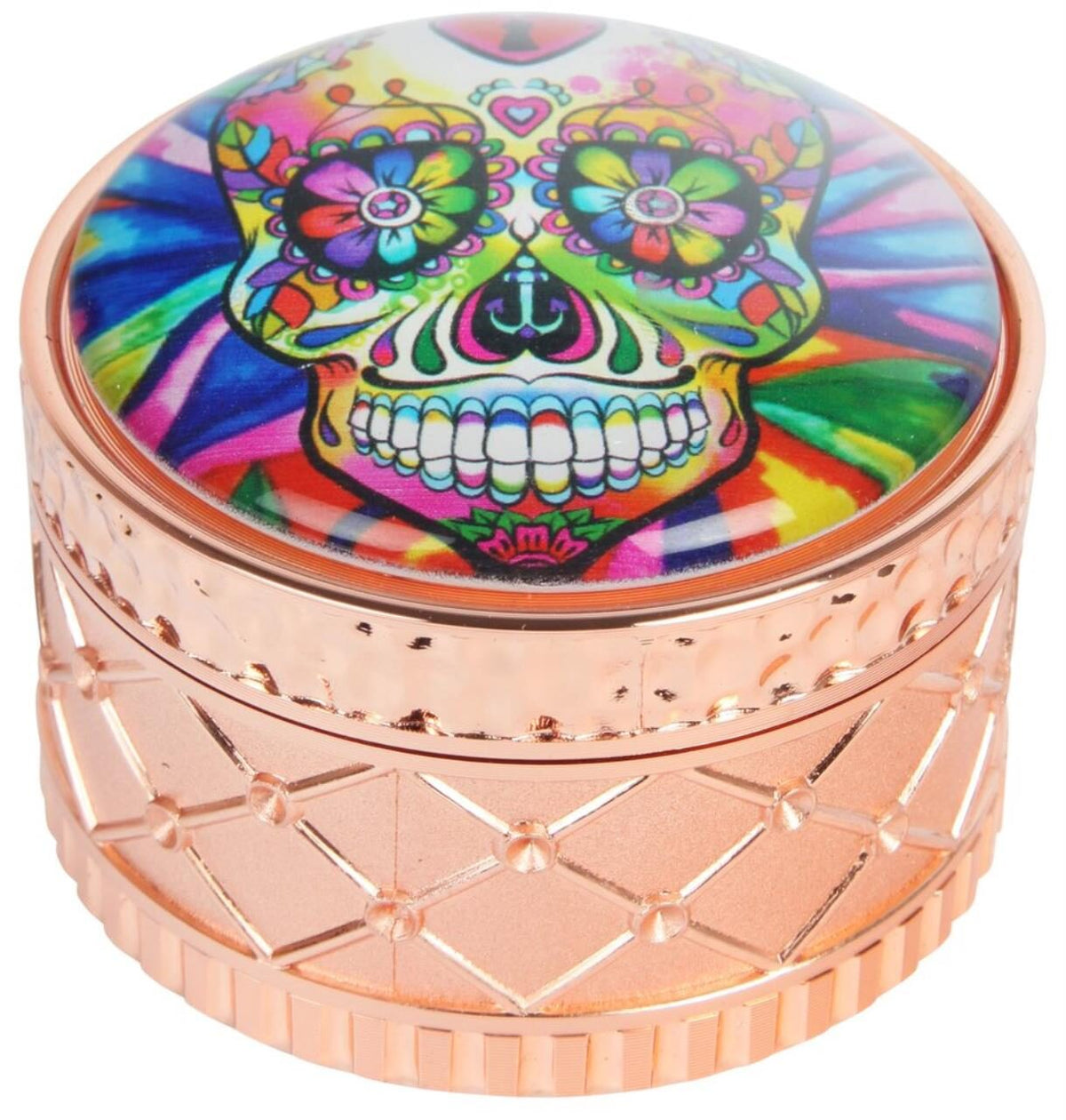 Grinder Skull Rosegold 4er 65mm