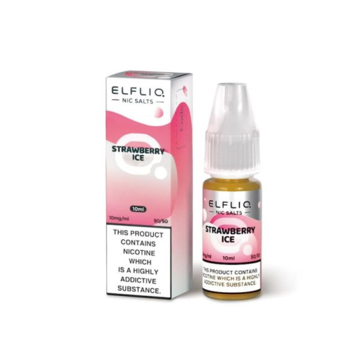 ELFBAR ELFLIQ - Strawberry Ice 20mg 10 x 10ml