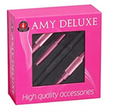 AMY Deluxe Alu. Mundstück mit Sili.Schlauch in Box Pink