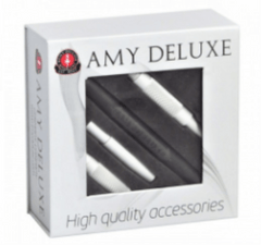 AMY Deluxe Alu. Mundstück mit Sili.Schlauch in Box Weiss