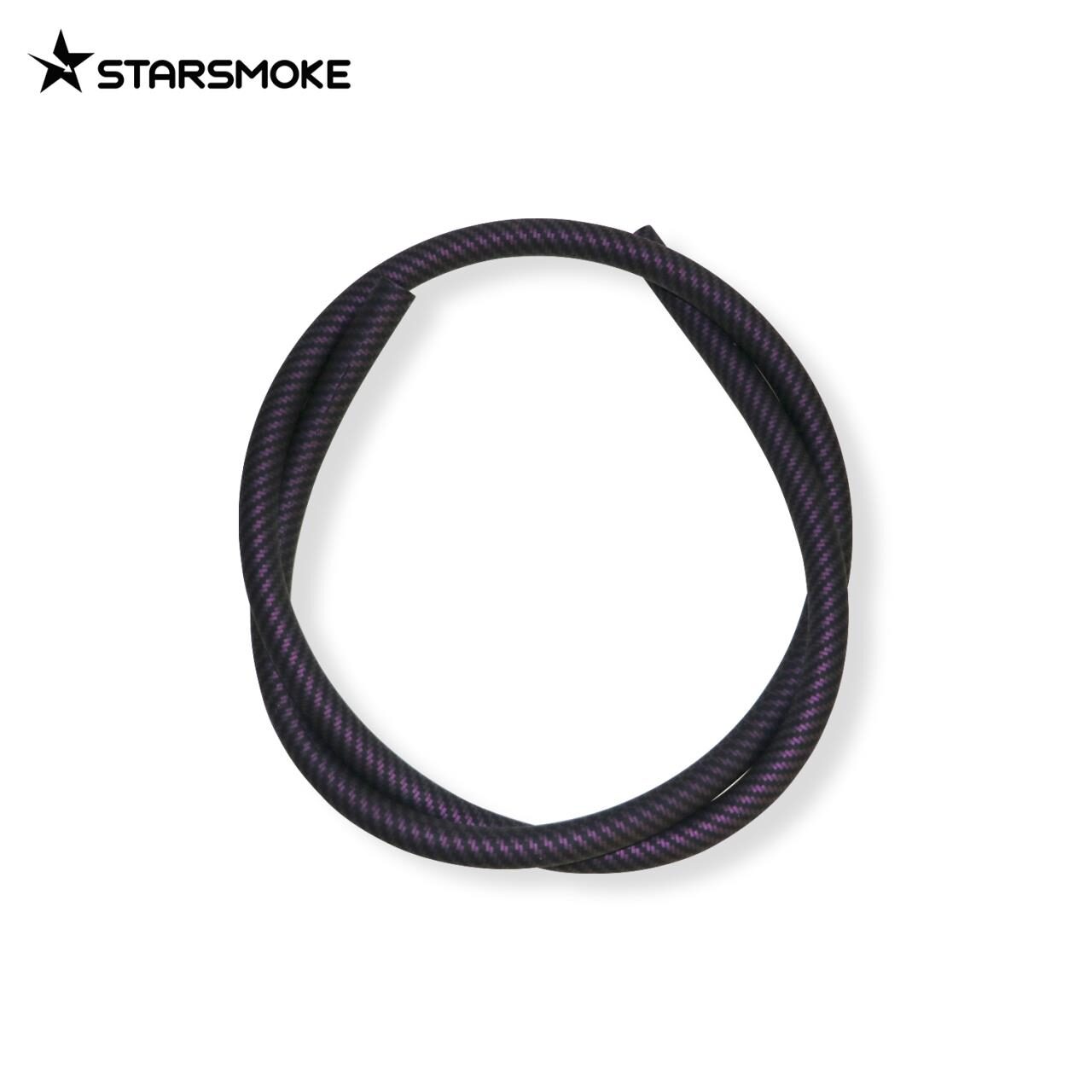 Silikonschlauch Carbon - Black / Violett