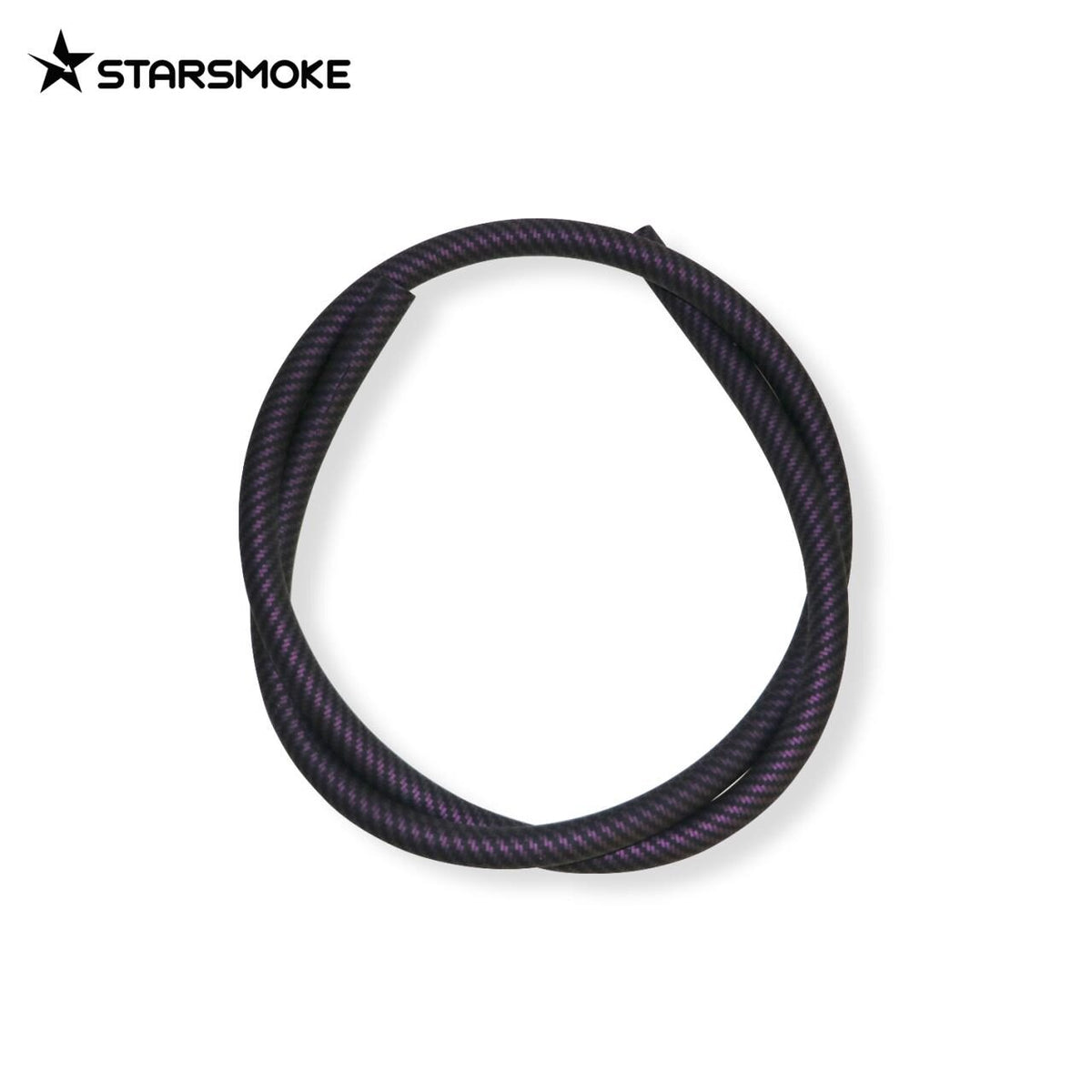 Silikonschlauch Carbon - Black / Violett