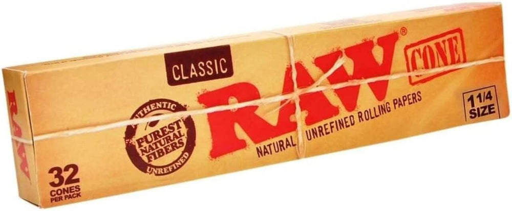 RAW Prerolled Cones 109mm, für Six Shooter QT 32 Stk.