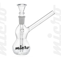 Micro Glass Bong - H.14cm - Socket:14.5mm (Small)