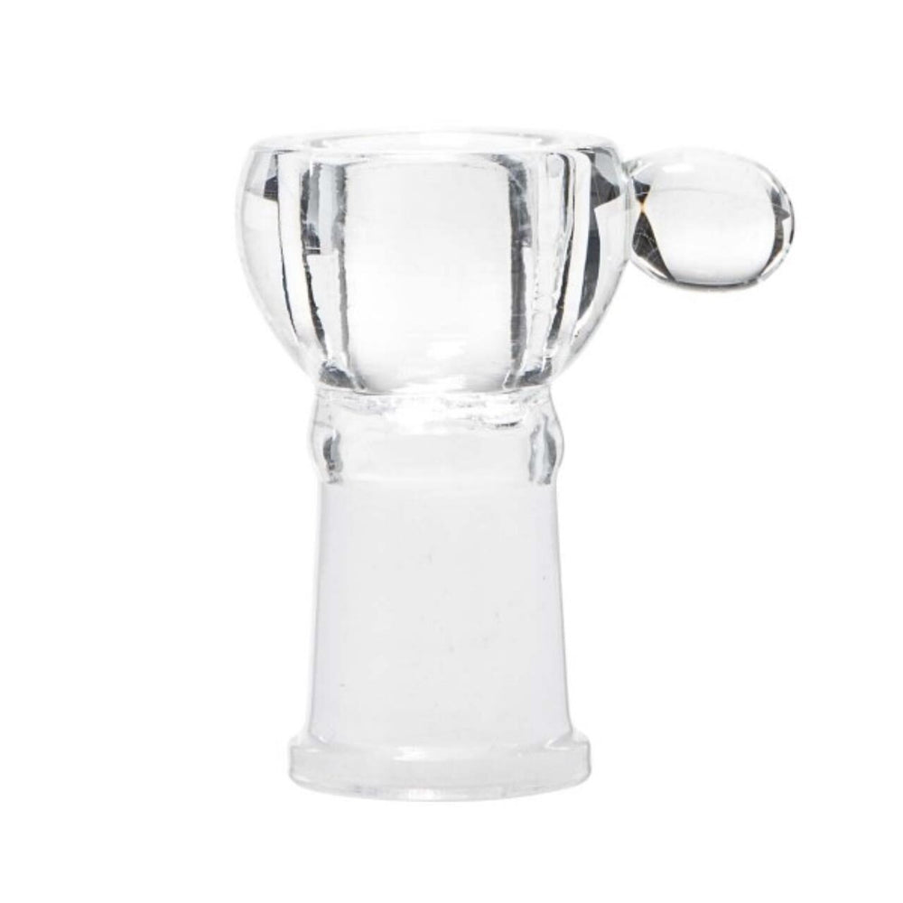 Glasschale mit weiblicher Fassung und Glasperle, 18.8mm