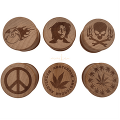 Grinder Wood 3 Parts 6 Stk.