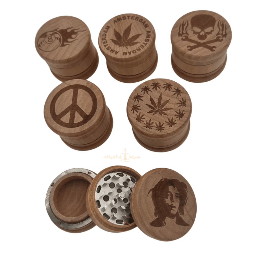 Grinder Wood 3 Parts 6 Stk.
