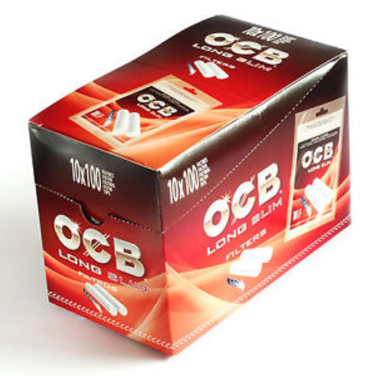 OCB Long Slim Filter 10 X 100 stk.