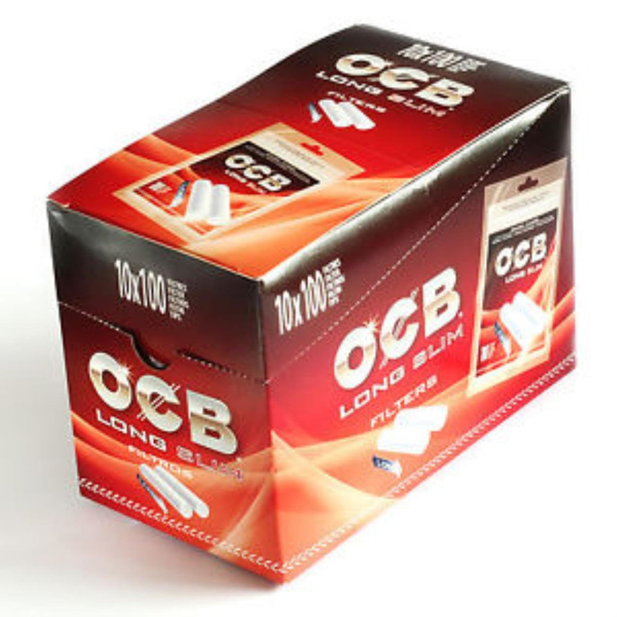 OCB Long Slim Filter 10 X 100 stk.