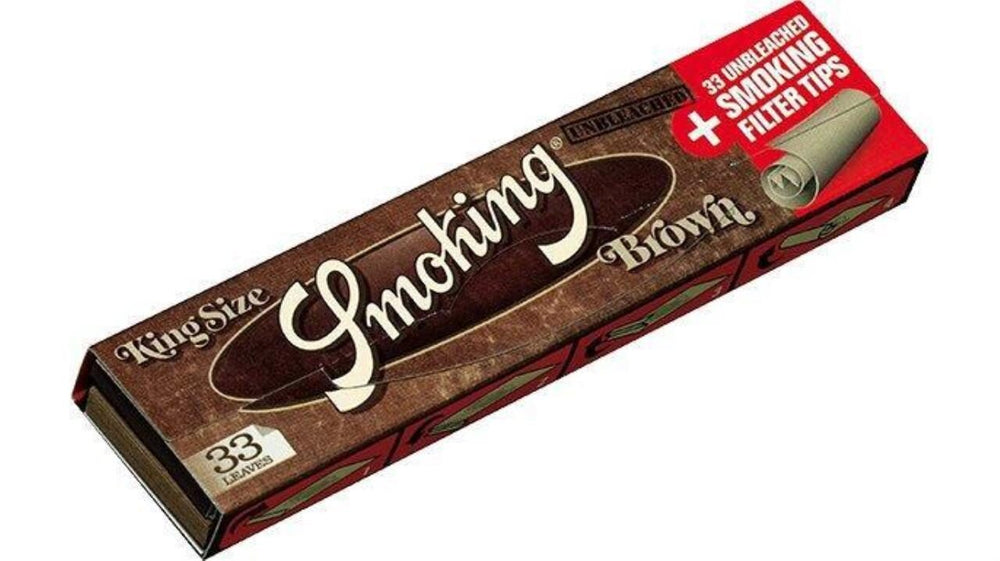 Smoking King Size Brown + Tips, 24 x 33