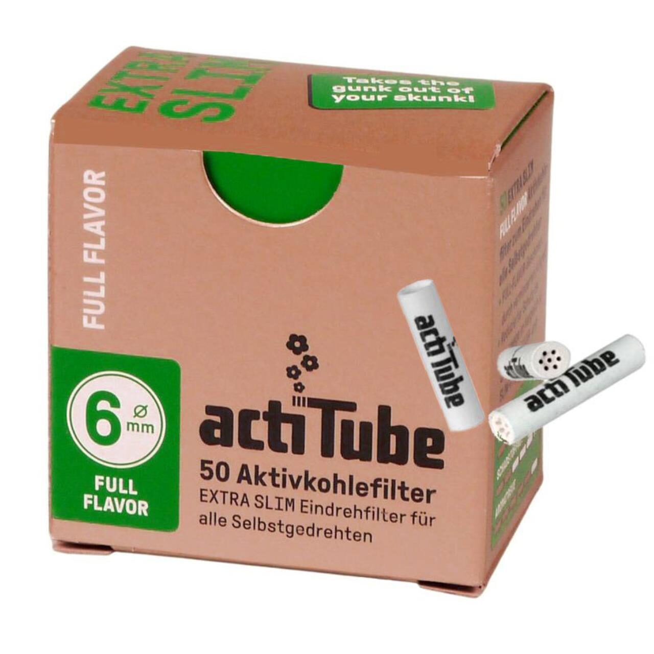 Tune - Aktivkohlefilter Extra Slim 6mm 10 X 50 Stk.